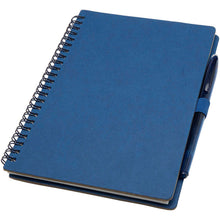 Load image into Gallery viewer, Slate A5 reusable hard cover notebook and pen set (black ink) — Navy