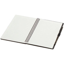 Load image into Gallery viewer, Slate A5 reusable hard cover notebook and pen set (black ink) — Black (detail)