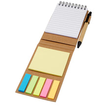 Load image into Gallery viewer, Flipper sticky notepad with ballpoint pen (black ink) — Natural