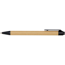Load image into Gallery viewer, Flipper sticky notepad with ballpoint pen (black ink) — Natural (front)