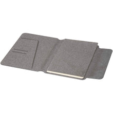 Load image into Gallery viewer, Andean A5 RCS recycled portfolio  — Grey (detail)