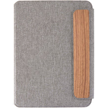 Load image into Gallery viewer, Andean A5 RCS recycled portfolio  — Grey (front)