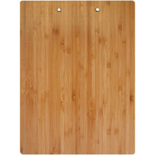 Load image into Gallery viewer, Tavula bamboo clipboard — Natural (back)