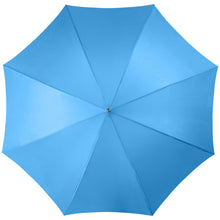 Load image into Gallery viewer, Lisa 23" auto open umbrella with wooden handle — Process blue (front)