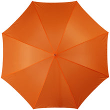 Load image into Gallery viewer, Lisa 23" auto open umbrella with wooden handle — Orange (front)