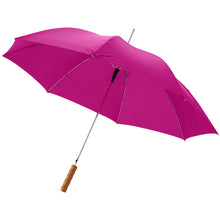 Load image into Gallery viewer, Lisa 23" auto open umbrella with wooden handle — Magenta