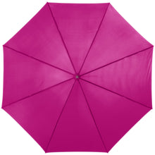 Load image into Gallery viewer, Lisa 23" auto open umbrella with wooden handle — Magenta (front)