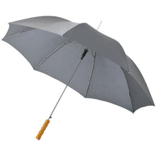 Load image into Gallery viewer, Lisa 23" auto open umbrella with wooden handle — Grey