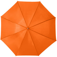 Load image into Gallery viewer, Karl 30" golf umbrella with wooden handle — Orange (front)