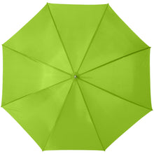 Load image into Gallery viewer, Karl 30" golf umbrella with wooden handle — Lime (front)