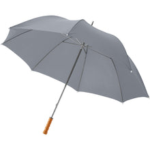 Load image into Gallery viewer, Karl 30" golf umbrella with wooden handle — Grey
