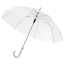 Load image into Gallery viewer, Kate 23" transparent auto open umbrella — Transparent white