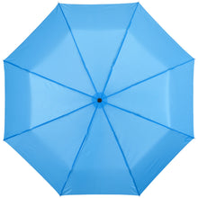Load image into Gallery viewer, Ida 21.5" foldable umbrella — Process blue (front)