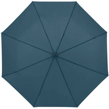 Load image into Gallery viewer, Ida 21.5" foldable umbrella — Hale Blue (front)