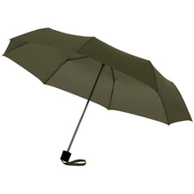 Load image into Gallery viewer, Ida 21.5" foldable umbrella — Forest green