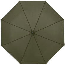 Load image into Gallery viewer, Ida 21.5" foldable umbrella — Forest green (front)