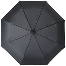 Load image into Gallery viewer, Trav 21.5" foldable auto open/close umbrella — Black (front)