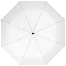 Load image into Gallery viewer, Wali 21" foldable auto open umbrella — White (front)