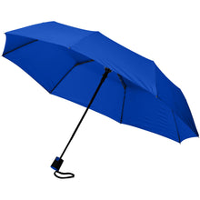 Load image into Gallery viewer, Wali 21" foldable auto open umbrella — Royal blue