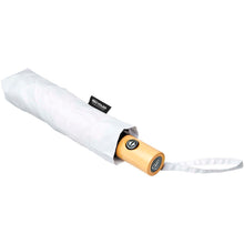 Load image into Gallery viewer, Bo 21" foldable auto open/close recycled PET umbrella — White (detail)