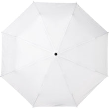 Load image into Gallery viewer, Bo 21" foldable auto open/close recycled PET umbrella — White (front)