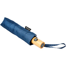 Load image into Gallery viewer, Bo 21" foldable auto open/close recycled PET umbrella — Navy (detail)