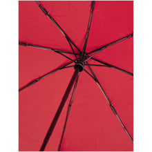 Load image into Gallery viewer, Bo 21" foldable auto open/close recycled PET umbrella — Red (detail 2)