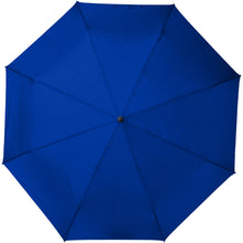 Load image into Gallery viewer, Bo 21" foldable auto open/close recycled PET umbrella — Royal blue (front)