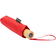 Load image into Gallery viewer, Birgit 21'' foldable windproof recycled PET umbrella — Red (detail 2)