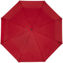 Load image into Gallery viewer, Birgit 21'' foldable windproof recycled PET umbrella — Red (front)