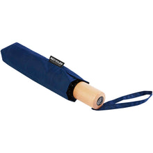 Load image into Gallery viewer, Birgit 21'' foldable windproof recycled PET umbrella — Navy (detail 2)