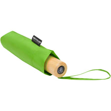 Load image into Gallery viewer, Birgit 21'' foldable windproof recycled PET umbrella — Lime green (detail 2)