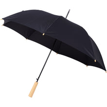 Load image into Gallery viewer, Alina 23" auto open recycled PET umbrella — Black