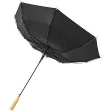 Load image into Gallery viewer, Alina 23" auto open recycled PET umbrella — Black (detail 2)