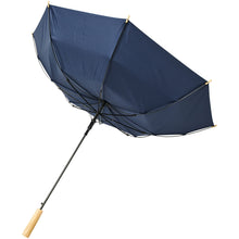 Load image into Gallery viewer, Alina 23" auto open recycled PET umbrella — Navy (detail 2)