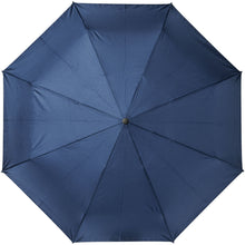 Load image into Gallery viewer, Alina 23" auto open recycled PET umbrella — Navy (front)