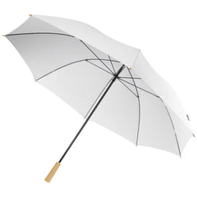 Load image into Gallery viewer, Romee 30'' windproof recycled PET golf umbrella — White