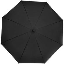 Load image into Gallery viewer, Romee 30'' windproof recycled PET golf umbrella — Black (front)