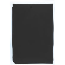 Load image into Gallery viewer, Mayan recycled plastic disposable rain poncho with storage pouch — Black (front)