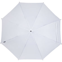 Load image into Gallery viewer, Niel 23" auto open recycled PET umbrella — White (front)