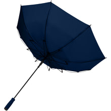 Load image into Gallery viewer, Niel 23" auto open recycled PET umbrella — Navy (detail)