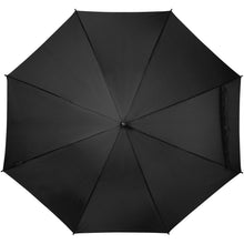 Load image into Gallery viewer, Niel 23" auto open recycled PET umbrella — Black (front)