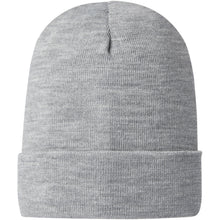 Load image into Gallery viewer, Irwin beanie — Grey melange (front)