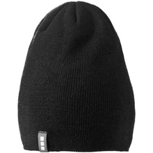 Load image into Gallery viewer, Level beanie — Black (front)