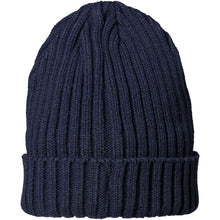 Load image into Gallery viewer, Spire beanie — Navy (back)
