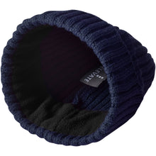 Load image into Gallery viewer, Spire beanie — Navy (detail)