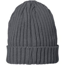 Load image into Gallery viewer, Spire beanie — Storm grey (back)