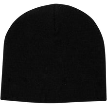 Load image into Gallery viewer, Izu beanie — Black (back)