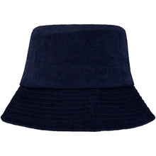 Load image into Gallery viewer, Howson 280 g/m² recycled corduroy sun hat — Navy (front)