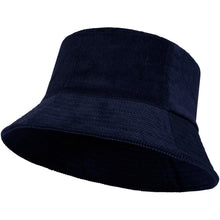 Load image into Gallery viewer, Howson 280 g/m² recycled corduroy sun hat — Navy